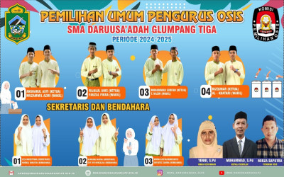 SMAS Darussa'adah Glumpang Tiga Menyelenggarakan Pemilihan Ketua OSIS Sebagai Implemetasi P5 Tema Suara Demokrasi