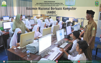 SMAS DARUSSAADAH GLUMPANG TIGA MELAKSANAKAN ANBK TAHUN 2024