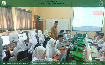 Pelaksanaan ANBK 2023 SMAS DARUSSA'ADAH GLUMPANG TIGA