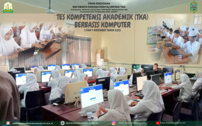 Pelaksanaan Tes Kompetensi Akademik (TKA) Tahun 2025 di SMAS Darussa’adah Glumpang Tiga